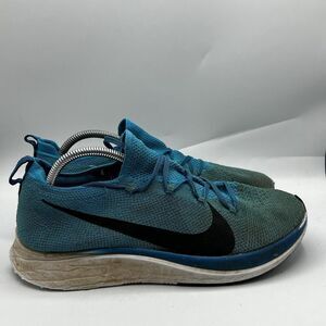 Nike Zoom Fly Flyknit Mens Size 11 Blue Running Training Sneakers AR4561-401